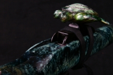 Boxelder Burl Native American Flute, Minor, Mid G-4, #E37J